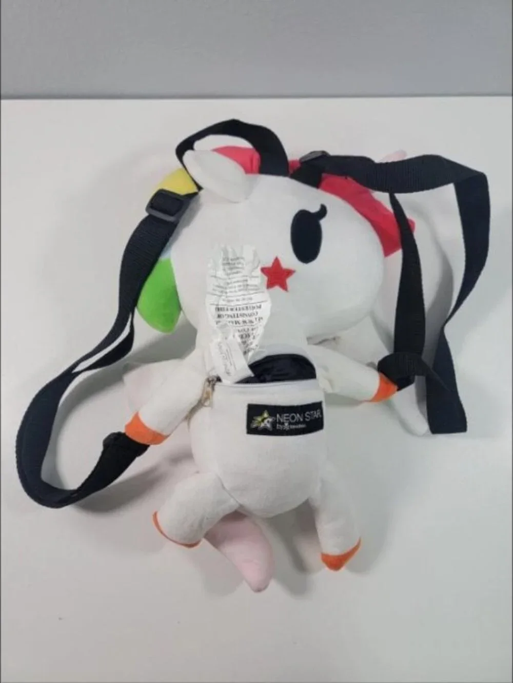 Tokidoki Neon Star Stellina Unicorno Unicorn Plush Backpack Cosplay